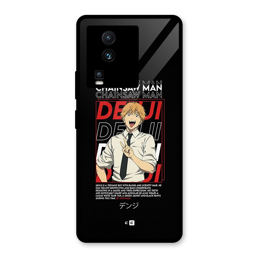 Denji Chainsaw Man Glass Back Case for Vivo iQOO Neo 7