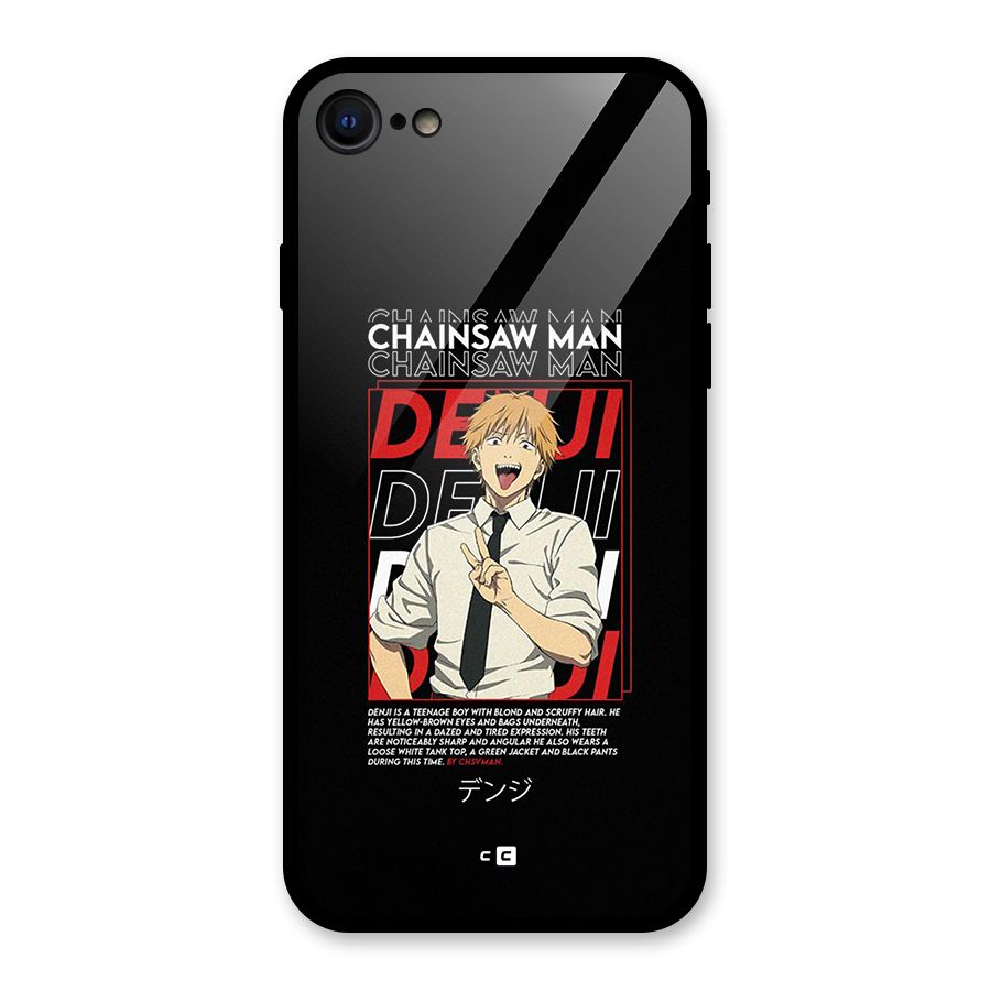 Denji Chainsaw Man Glass Back Case for iPhone 7