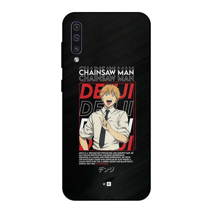 Denji Chainsaw Man Metal Back Case for Galaxy A30s
