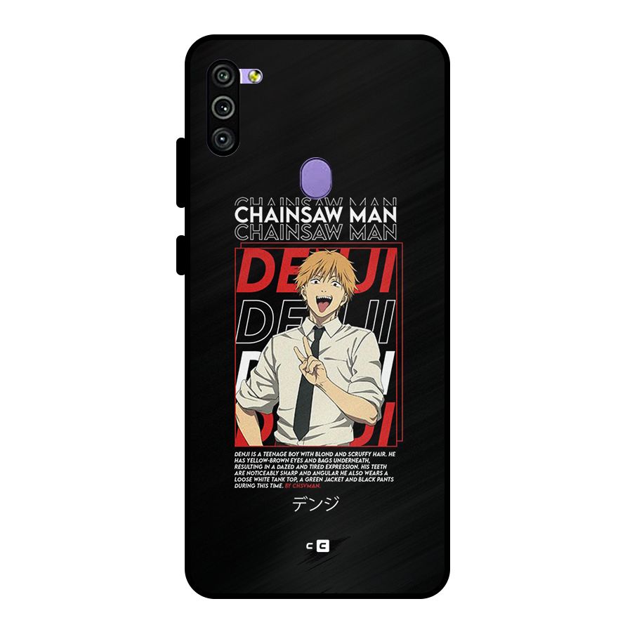 Denji Chainsaw Man Metal Back Case for Galaxy M11