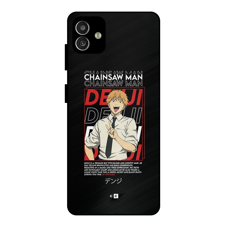 Denji Chainsaw Man Metal Back Case for Galaxy M13 5G