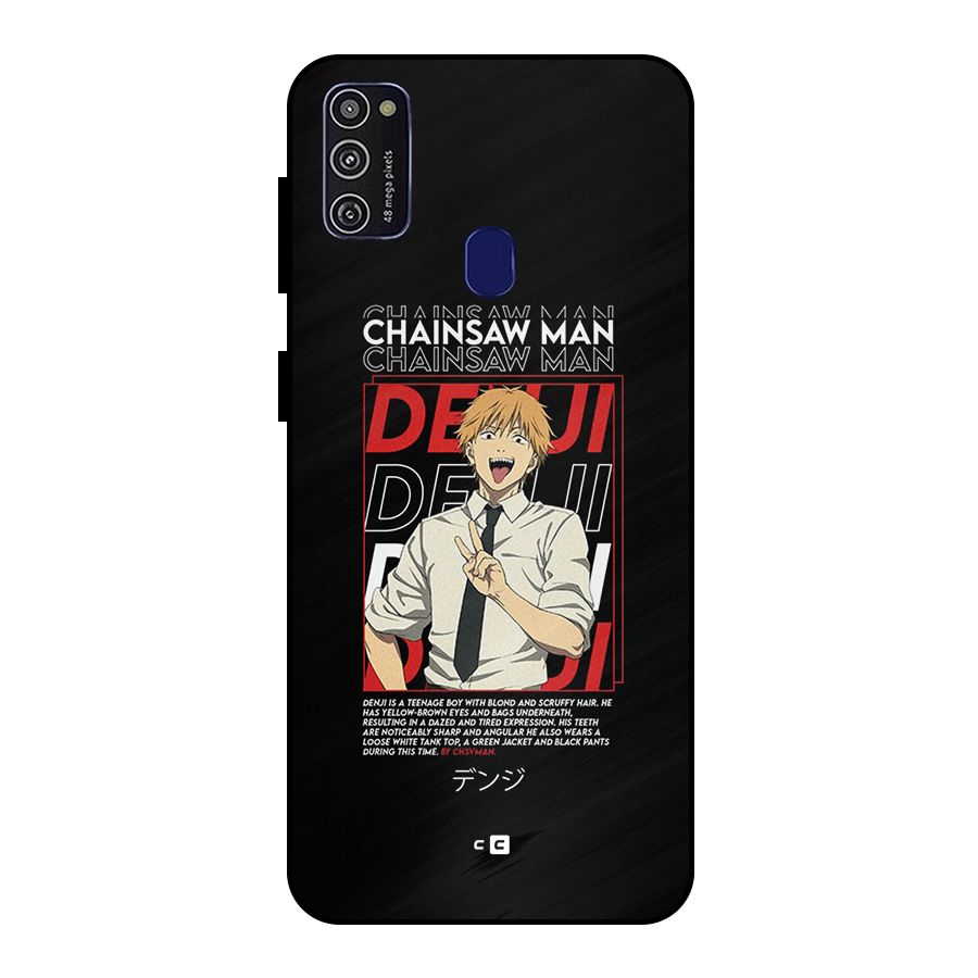 Denji Chainsaw Man Metal Back Case for Galaxy M30s