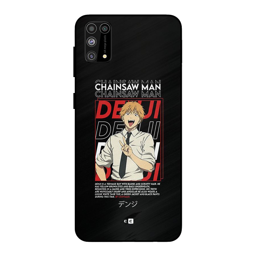 Denji Chainsaw Man Metal Back Case for Galaxy M31