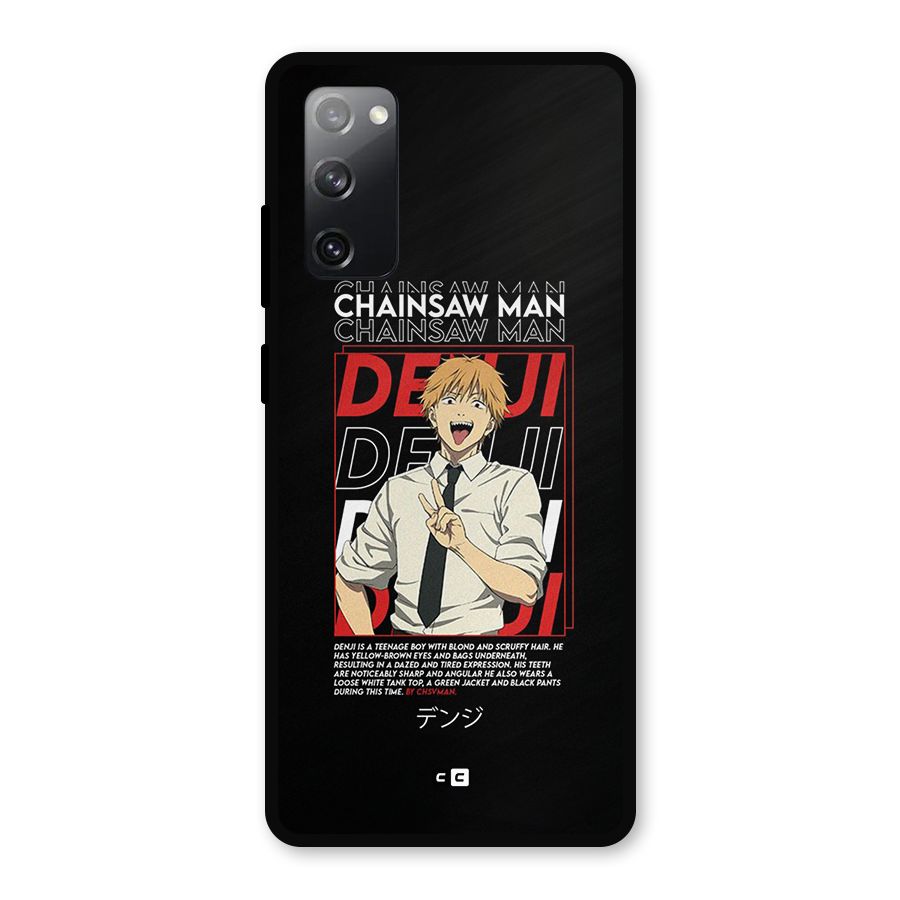 Denji Chainsaw Man Metal Back Case for Galaxy S20 FE 5G