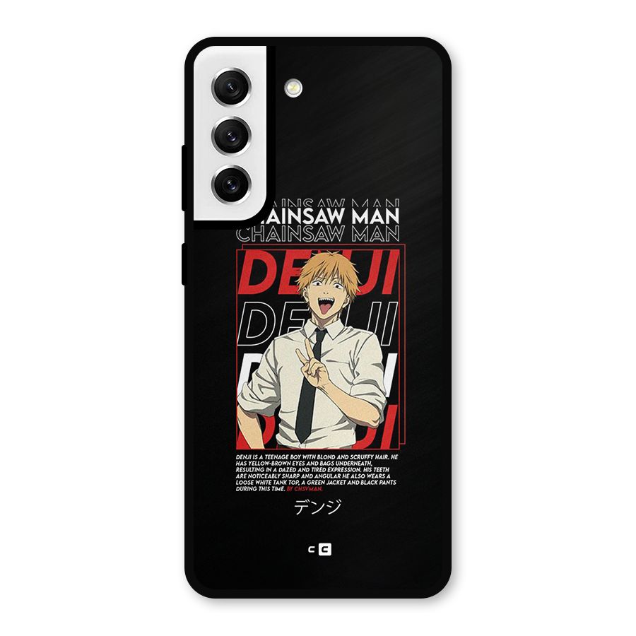 Denji Chainsaw Man Metal Back Case for Galaxy S21 FE 5G