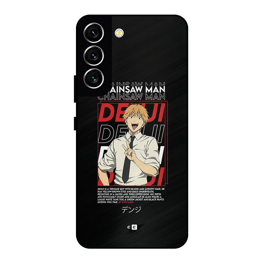 Denji Chainsaw Man Metal Back Case for Galaxy S22 5G