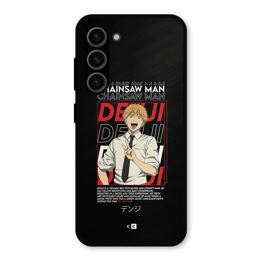 Denji Chainsaw Man Metal Back Case for Galaxy S23