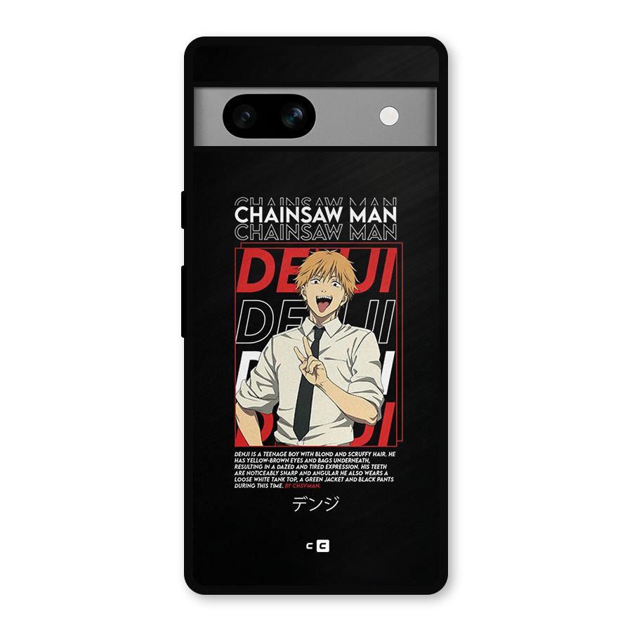 Denji Chainsaw Man Metal Back Case for Google Pixel 7a