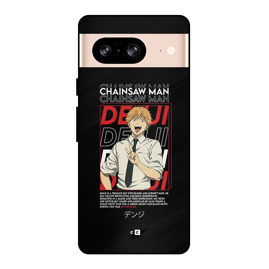 Denji Chainsaw Man Metal Back Case for Google Pixel 8