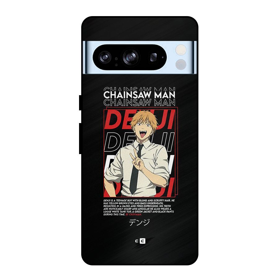 Denji Chainsaw Man Metal Back Case for Google Pixel 8 Pro