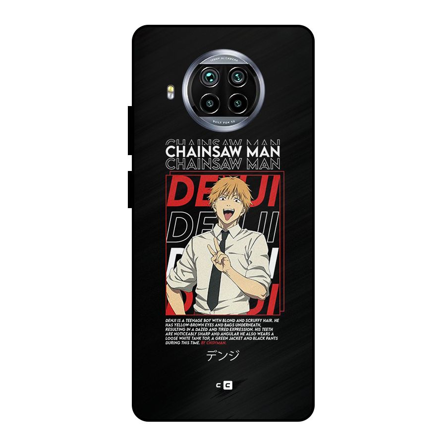 Denji Chainsaw Man Metal Back Case for Mi 10i