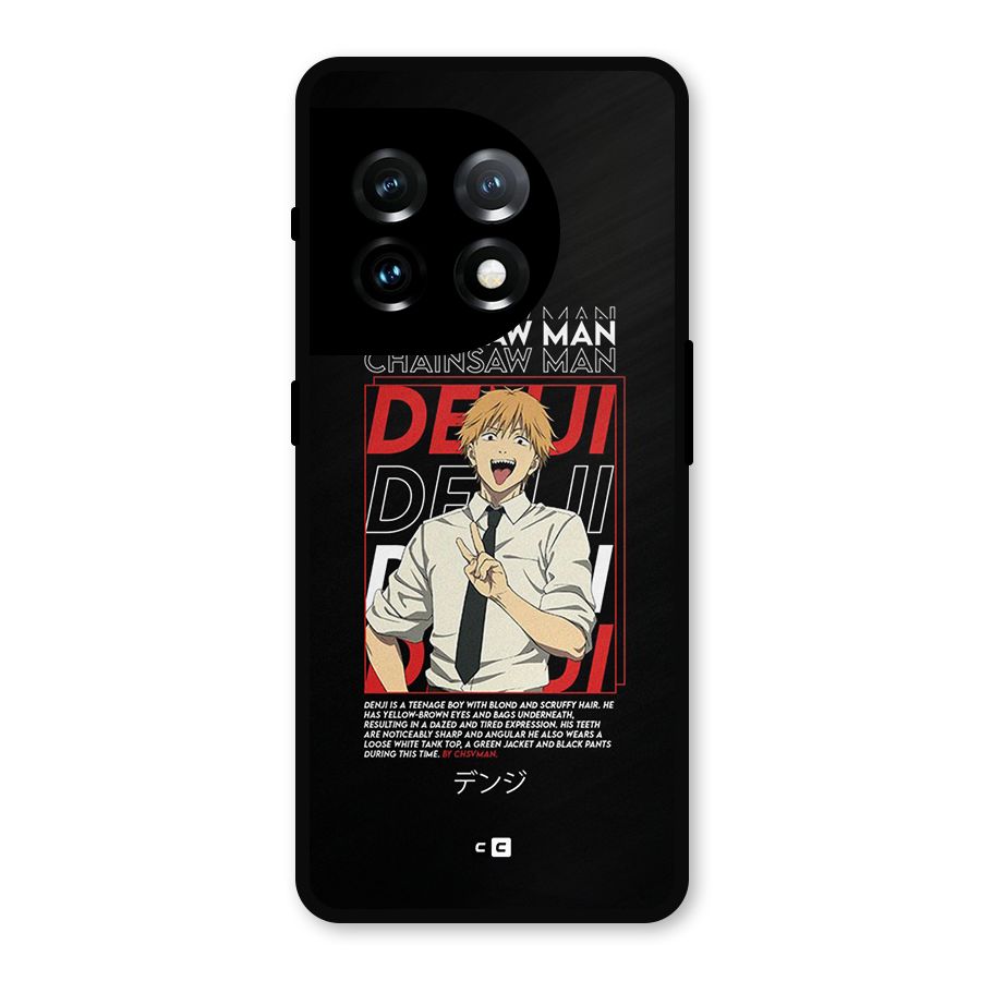 Denji Chainsaw Man Metal Back Case for OnePlus 11
