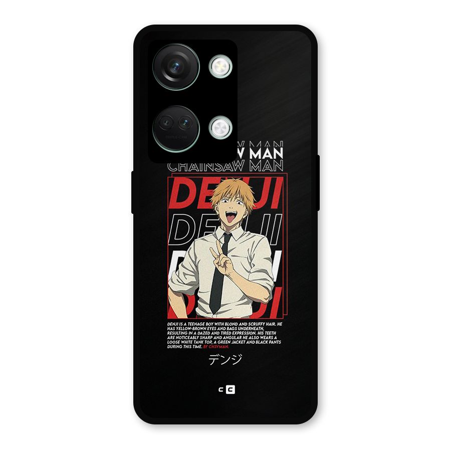 Denji Chainsaw Man Metal Back Case for OnePlus Nord 3
