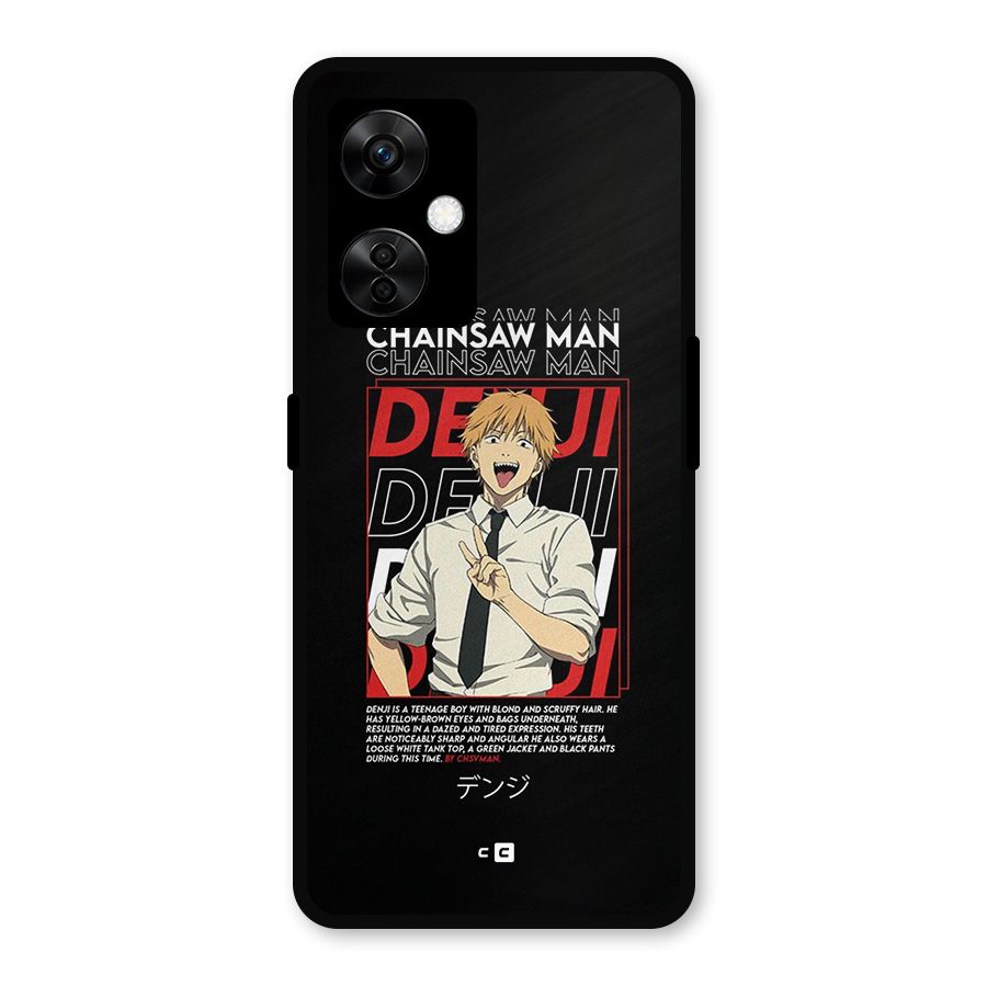 Denji Chainsaw Man Metal Back Case for OnePlus Nord CE 3 Lite
