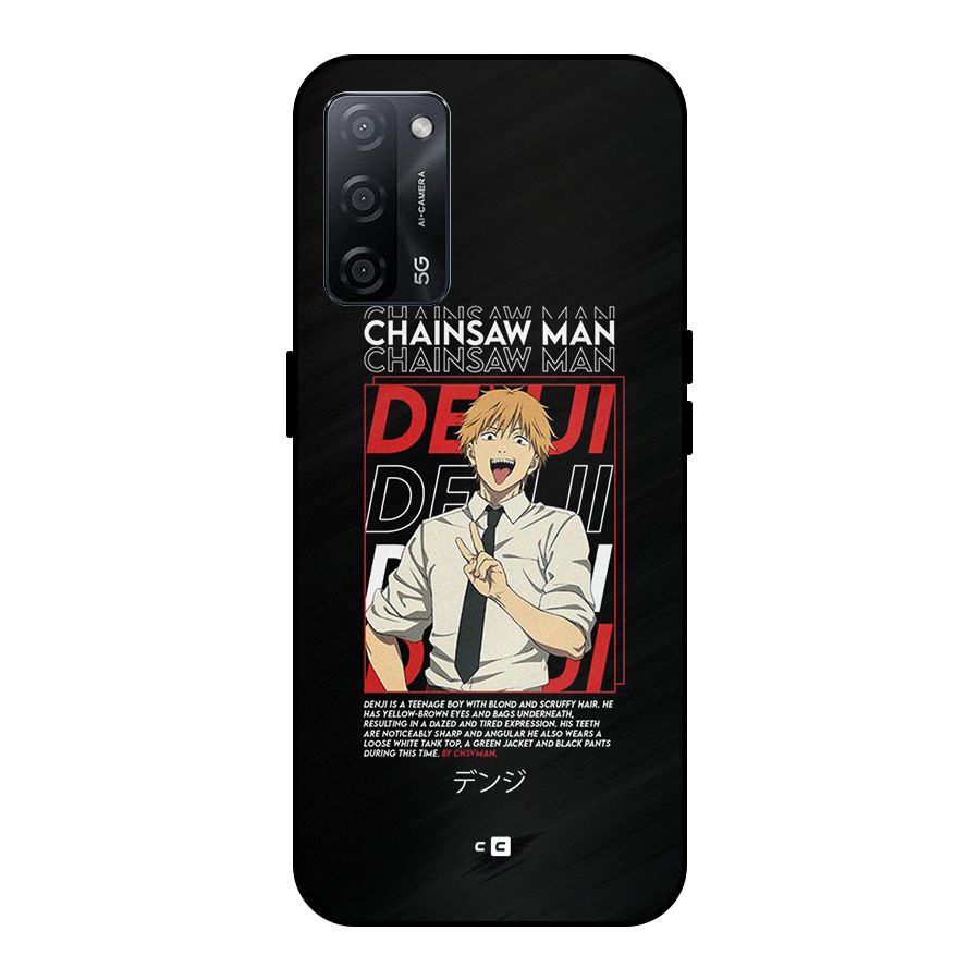 Denji Chainsaw Man Metal Back Case for Oppo A53s 5G