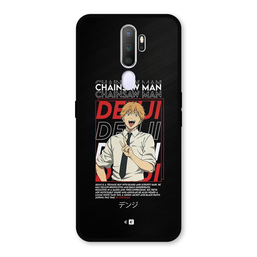 Denji Chainsaw Man Metal Back Case for Oppo A5 (2020)