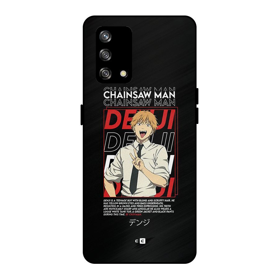 Denji Chainsaw Man Metal Back Case for Oppo F19