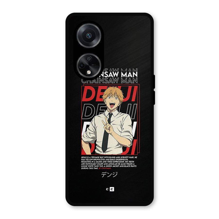 Denji Chainsaw Man Metal Back Case for Oppo F23