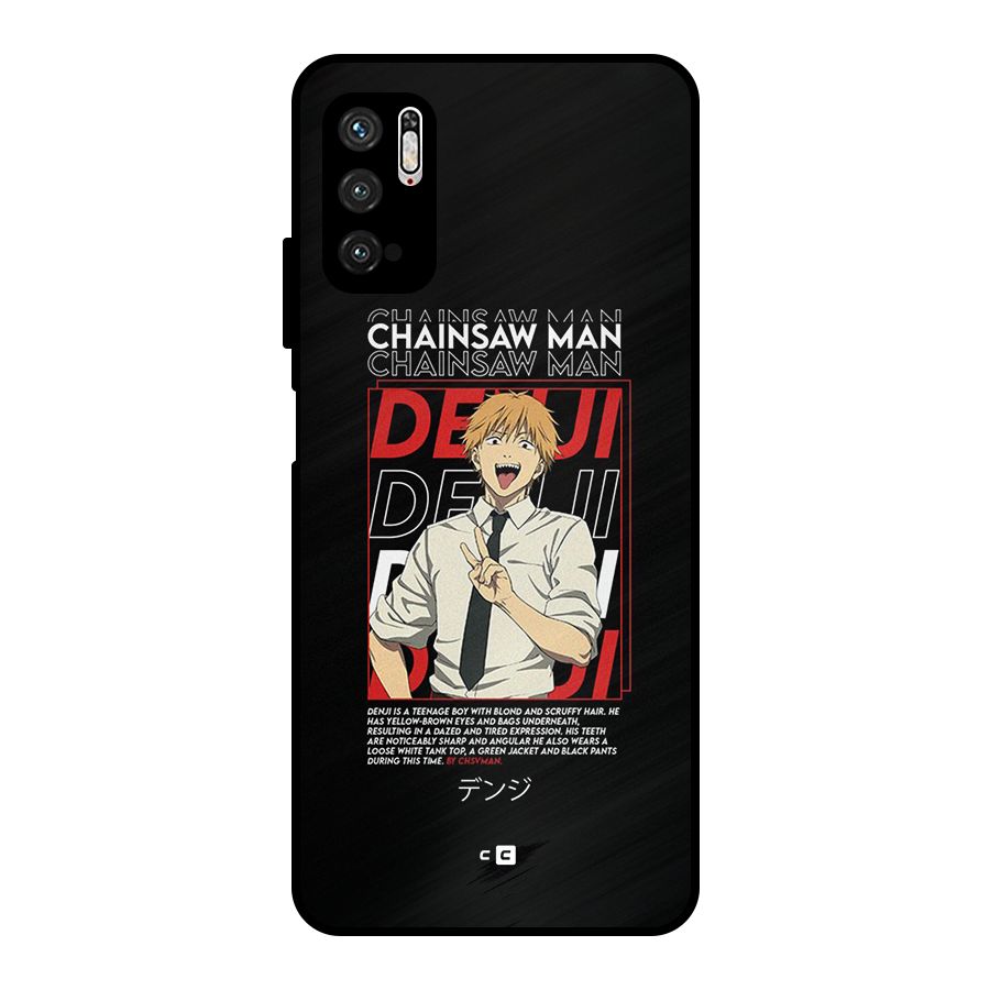 Denji Chainsaw Man Metal Back Case for Poco M3 Pro 5G