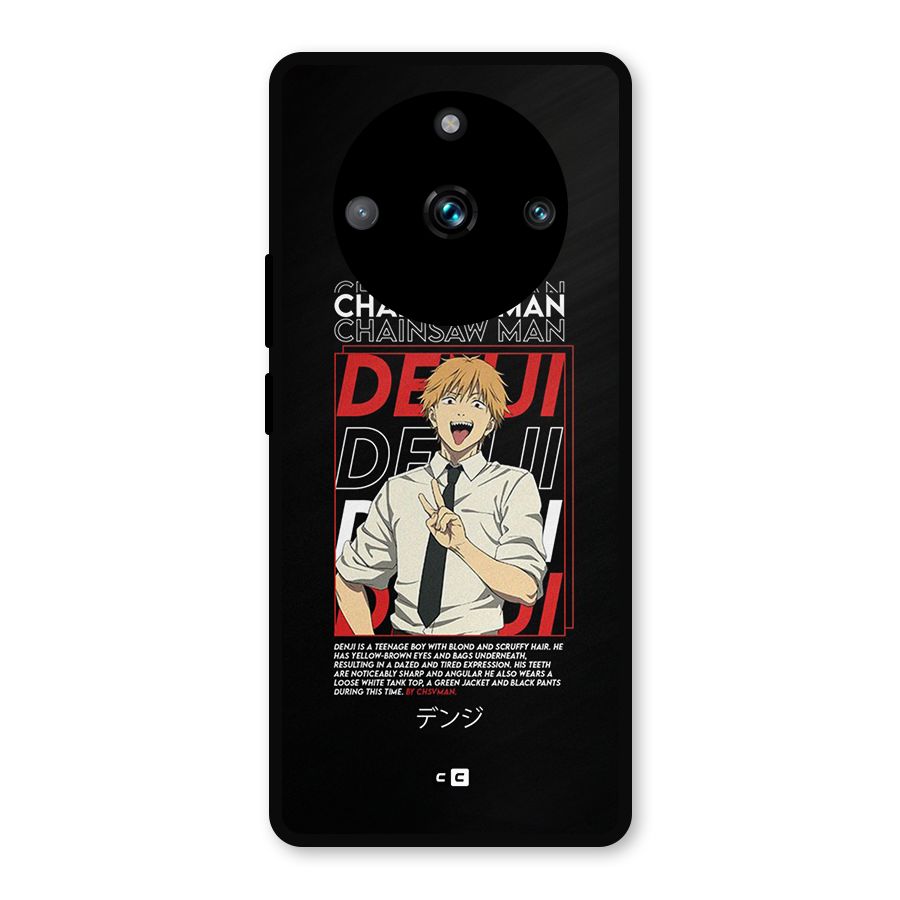 Denji Chainsaw Man Metal Back Case for Realme 11 Pro Plus