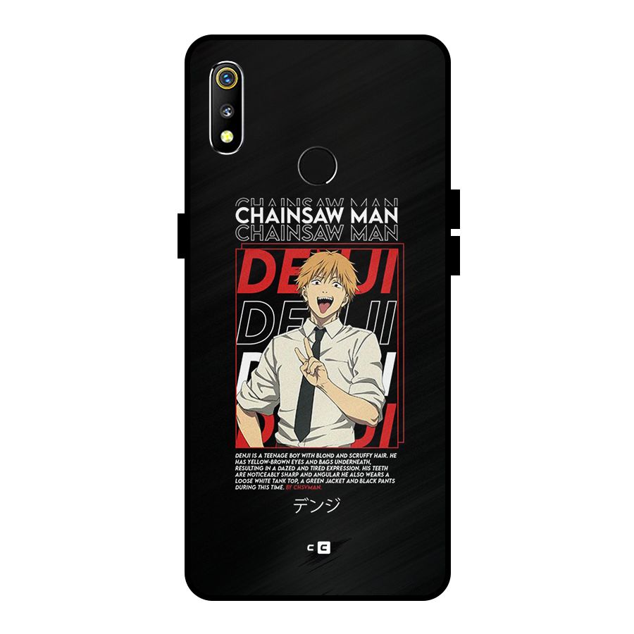 Denji Chainsaw Man Metal Back Case for Realme 3