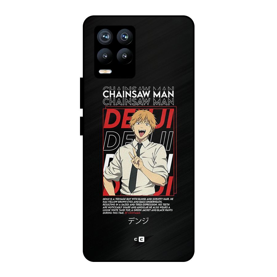 Denji Chainsaw Man Metal Back Case for Realme 8 Pro