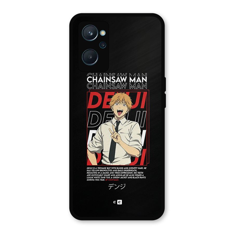 Denji Chainsaw Man Metal Back Case for Realme 9i