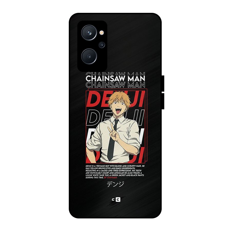 Denji Chainsaw Man Metal Back Case for Realme 9i 5G