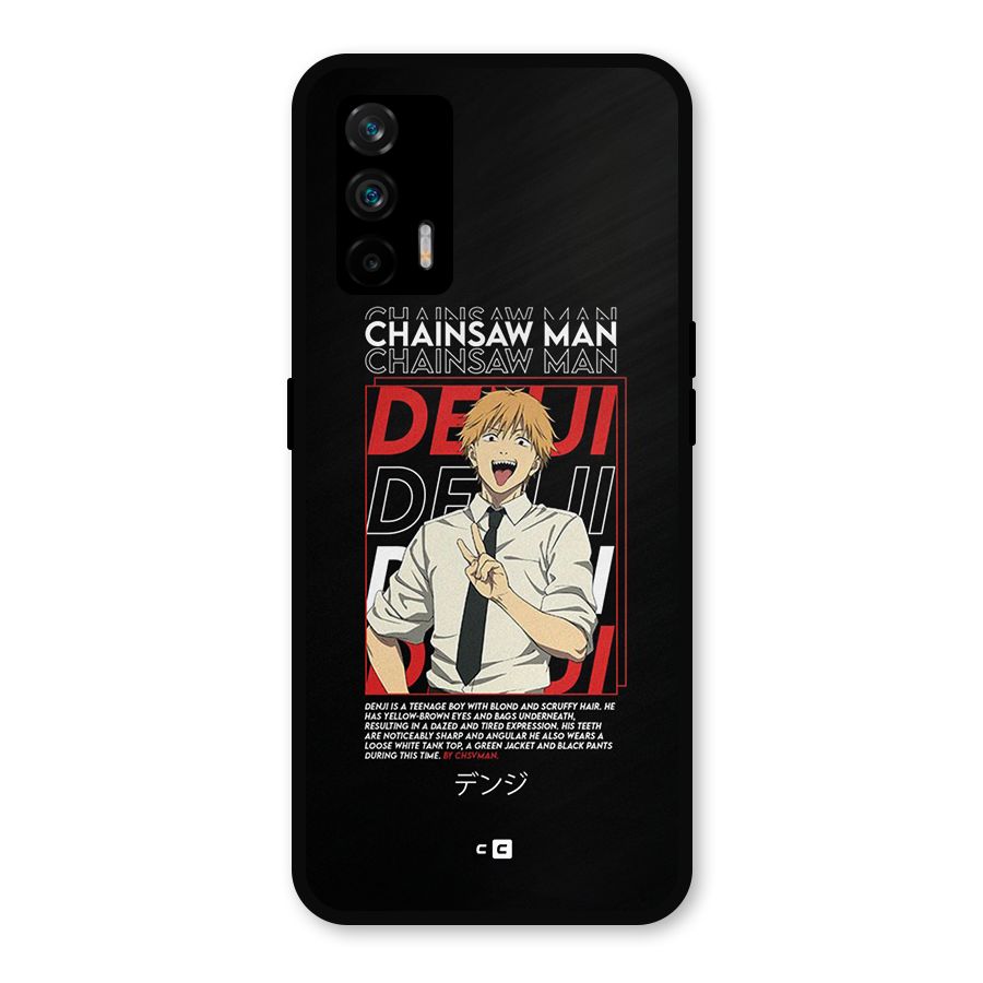 Denji Chainsaw Man Metal Back Case for Realme GT 5G