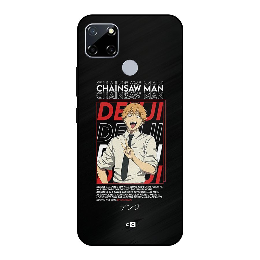 Denji Chainsaw Man Metal Back Case for Realme Narzo 30A