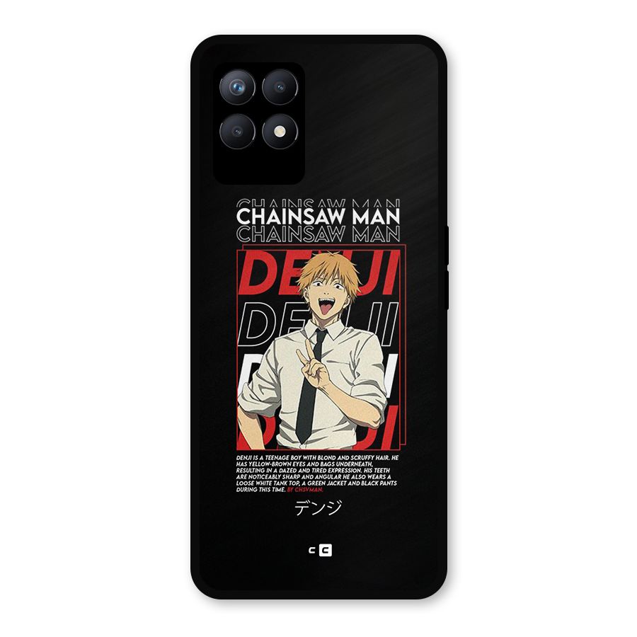 Denji Chainsaw Man Metal Back Case for Realme Narzo 50