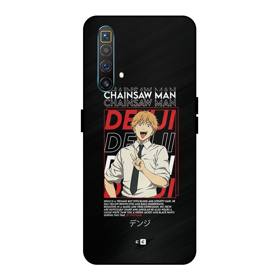 Denji Chainsaw Man Metal Back Case for Realme X3