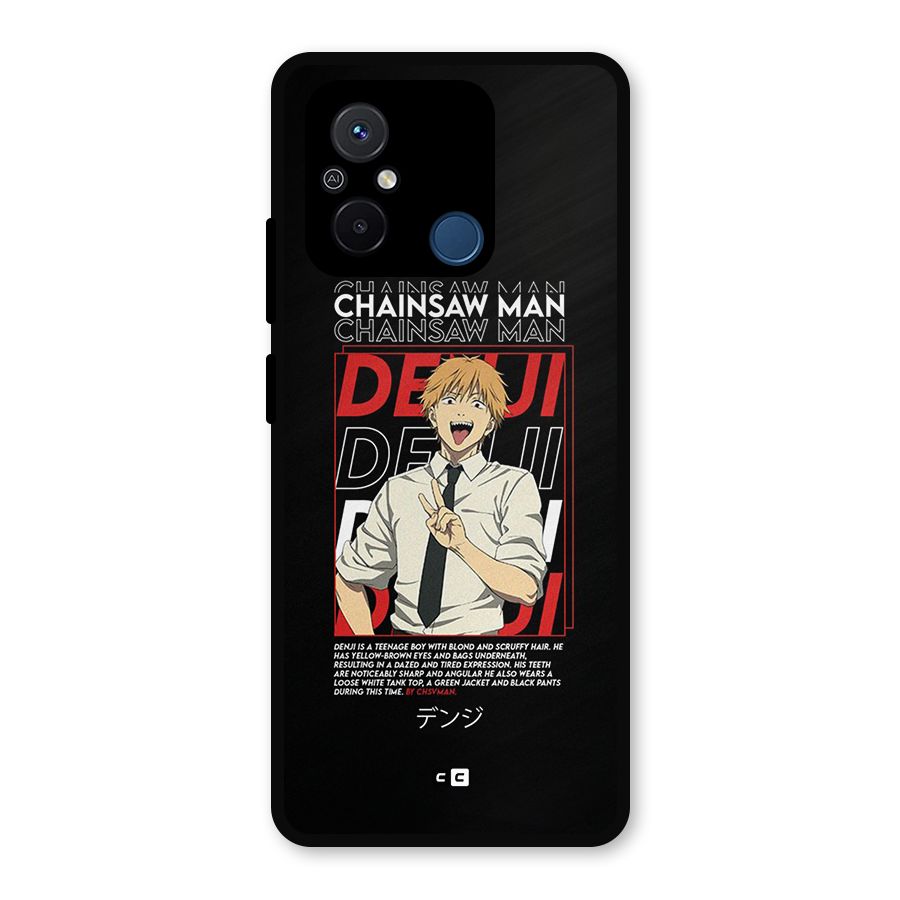 Denji Chainsaw Man Metal Back Case for Redmi 12C