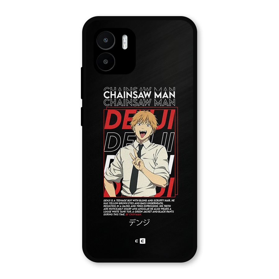 Denji Chainsaw Man Metal Back Case for Redmi A2
