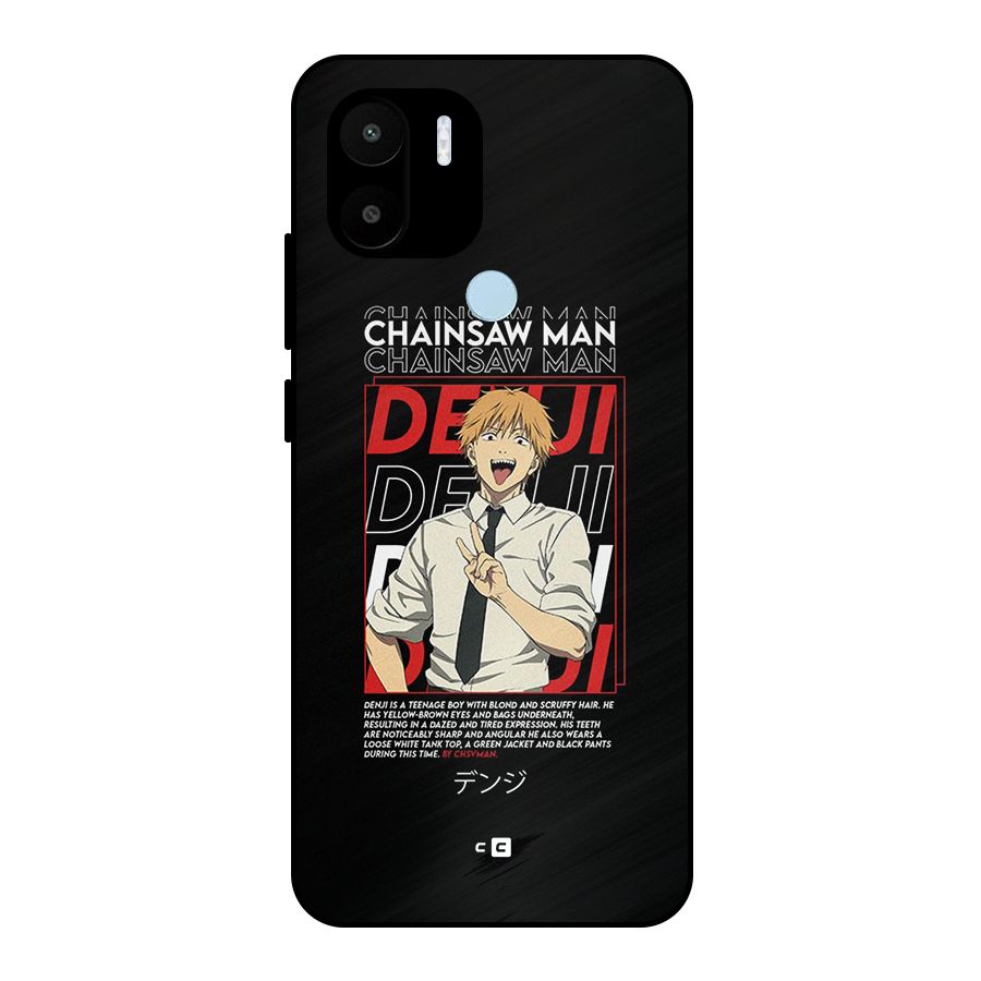 Denji Chainsaw Man Metal Back Case for Redmi A2 Plus