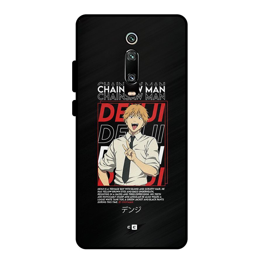 Denji Chainsaw Man Metal Back Case for Redmi K20