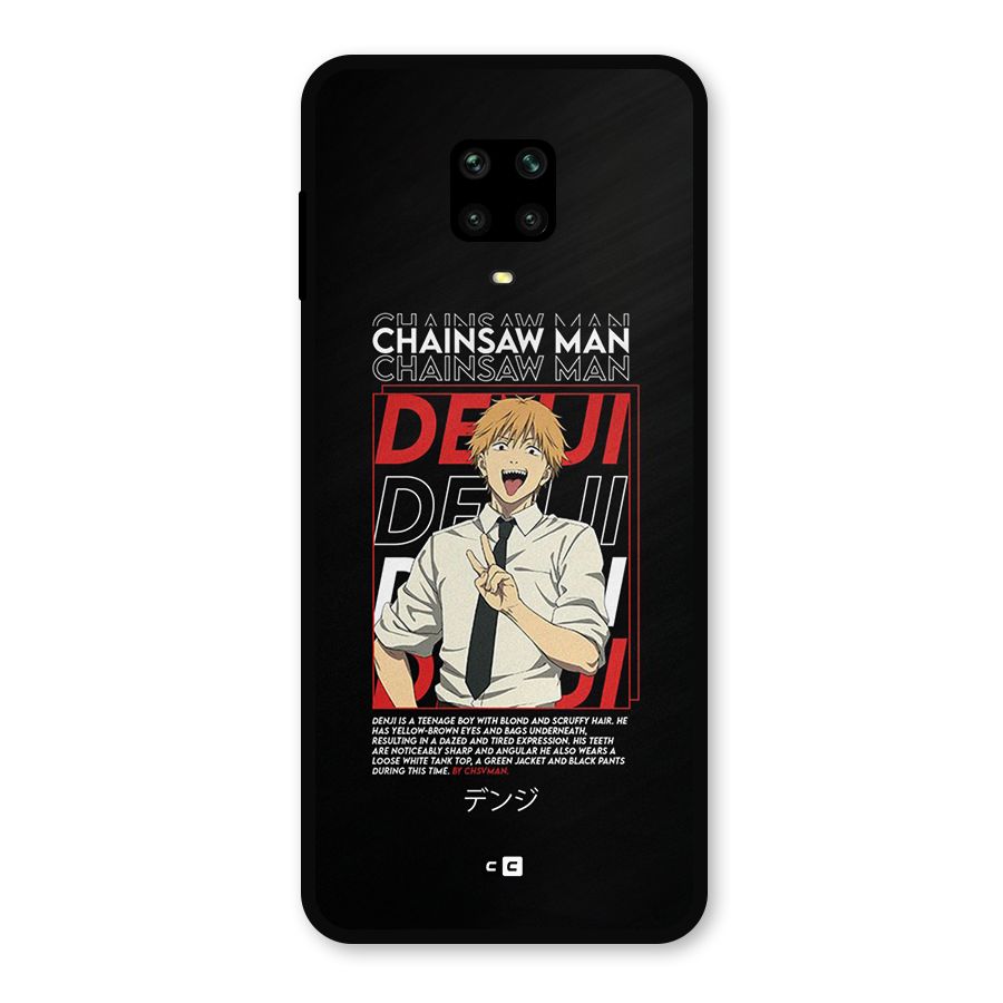 Denji Chainsaw Man Metal Back Case for Redmi Note 10 Lite