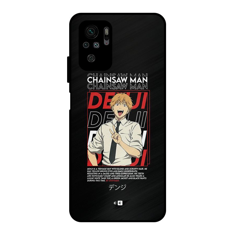 Denji Chainsaw Man Metal Back Case for Redmi Note 11 SE