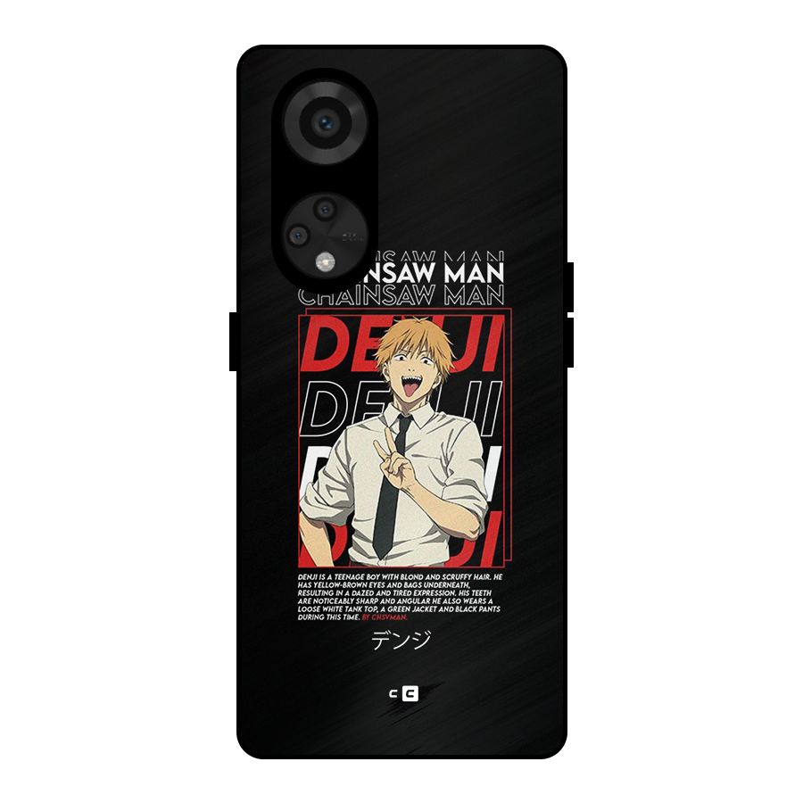 Denji Chainsaw Man Metal Back Case for Reno8 T 5G