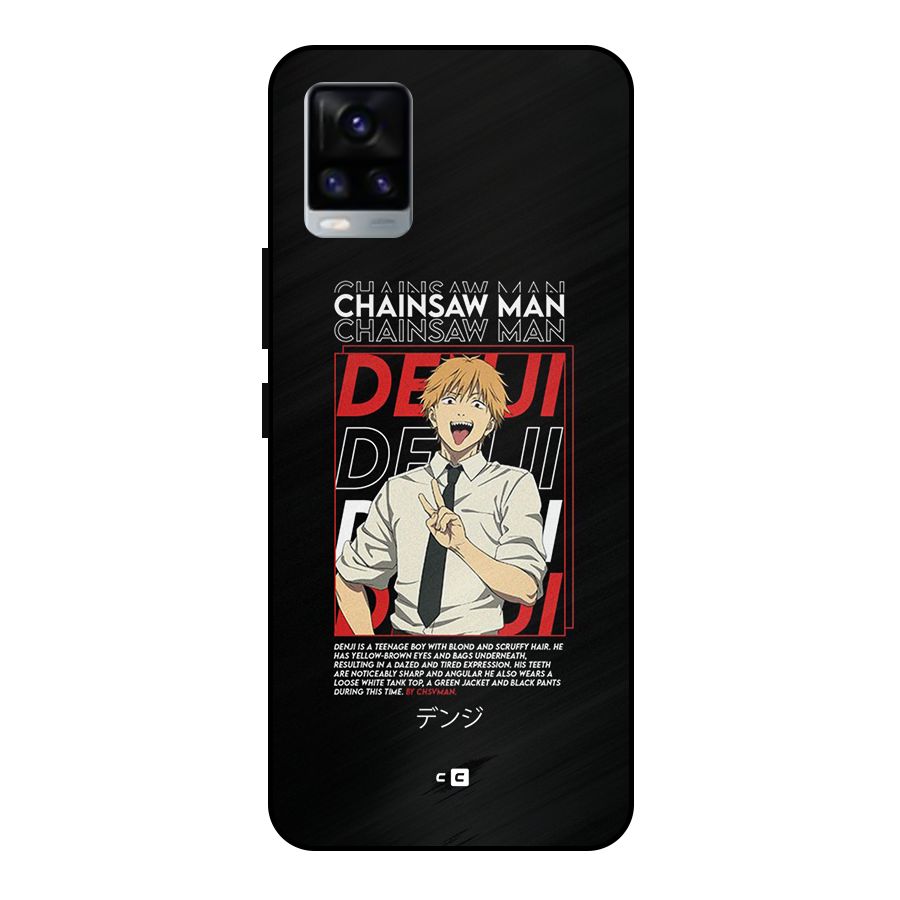 Denji Chainsaw Man Metal Back Case for Vivo V20