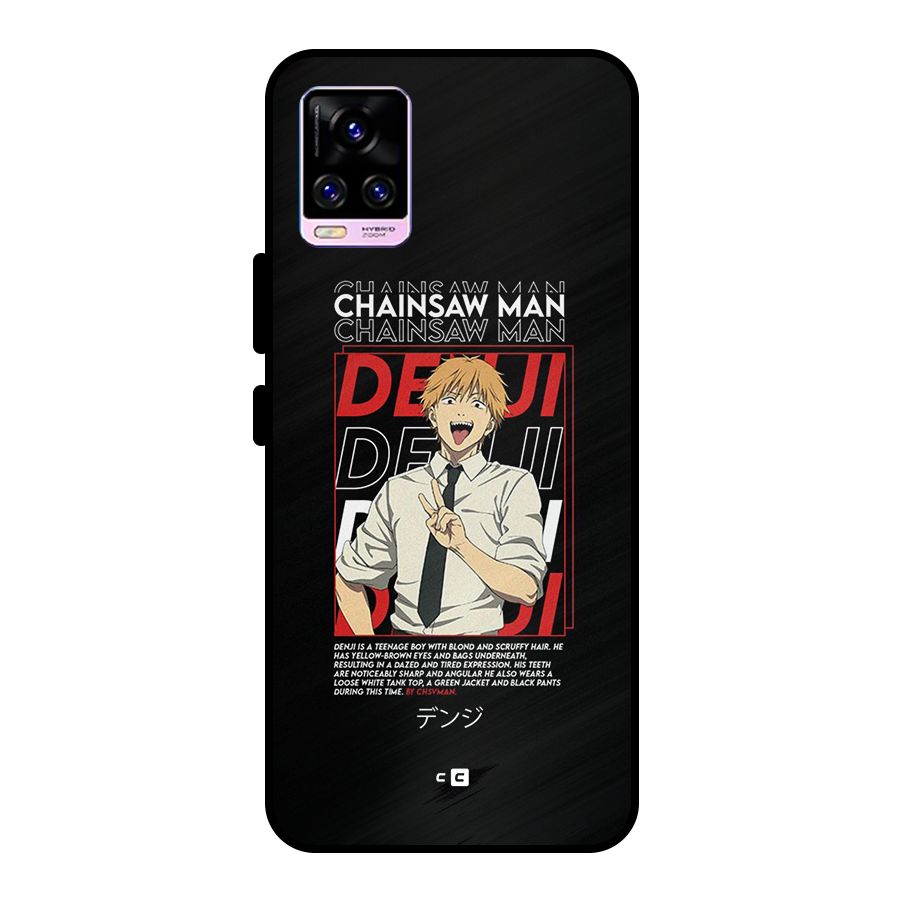 Denji Chainsaw Man Metal Back Case for Vivo V20 Pro