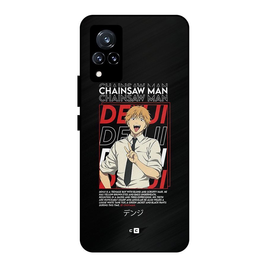 Denji Chainsaw Man Metal Back Case for Vivo V21 5G