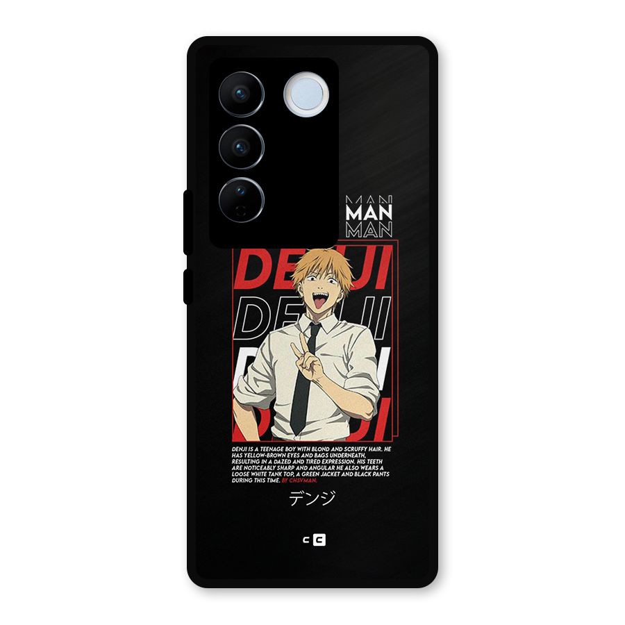 Denji Chainsaw Man Metal Back Case for Vivo V27
