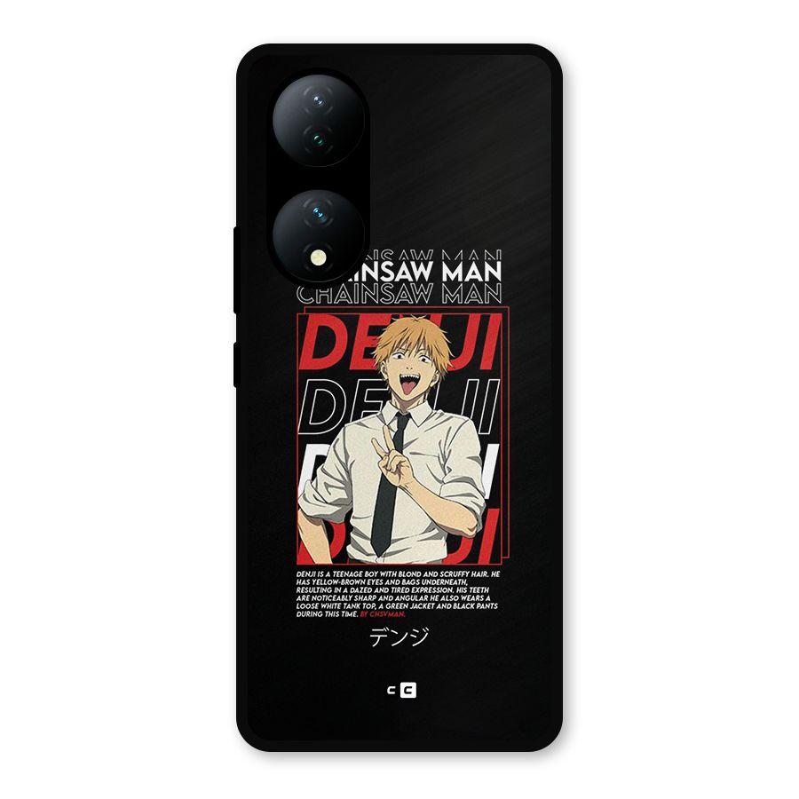 Denji Chainsaw Man Metal Back Case for Vivo Y100