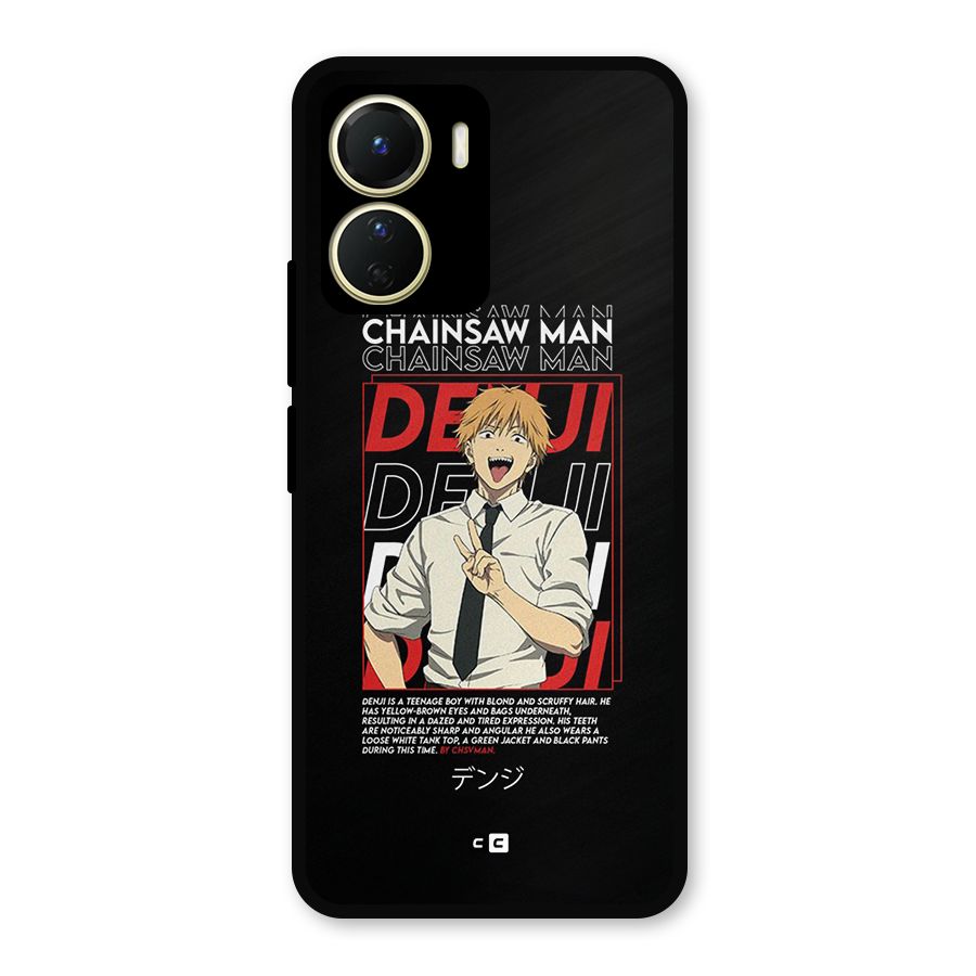 Denji Chainsaw Man Metal Back Case for Vivo Y16