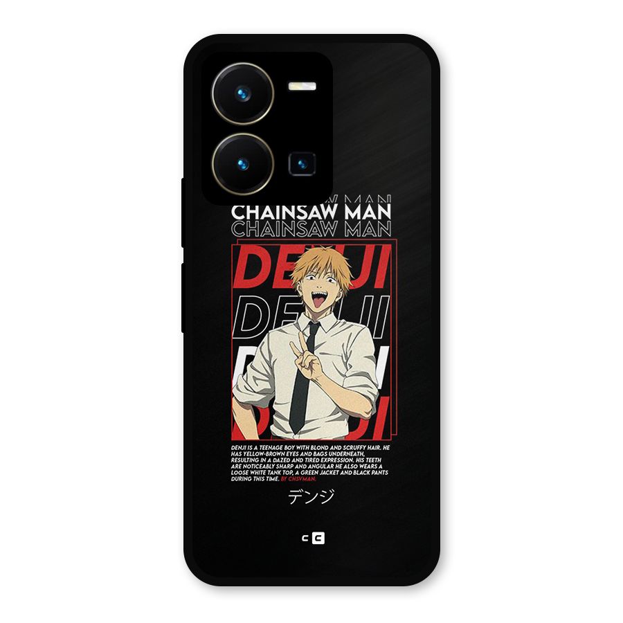 Denji Chainsaw Man Metal Back Case for Vivo Y35
