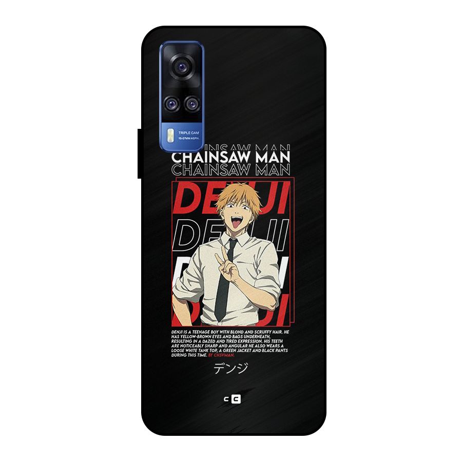 Denji Chainsaw Man Metal Back Case for Vivo Y51