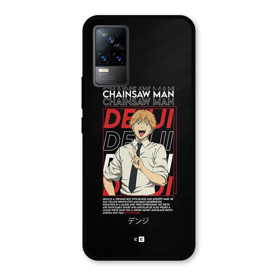 Denji Chainsaw Man Metal Back Case for Vivo Y73