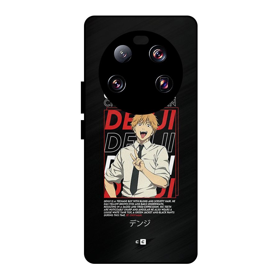 Denji Chainsaw Man Metal Back Case for Xiaomi 13 Ultra