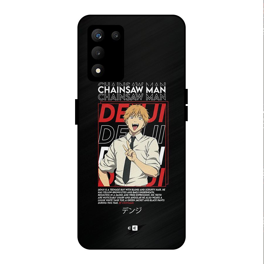 Denji Chainsaw Man Metal Back Case for realme 9 5G SE